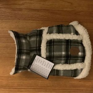 Brand new wool blend Sherpa doggy coat